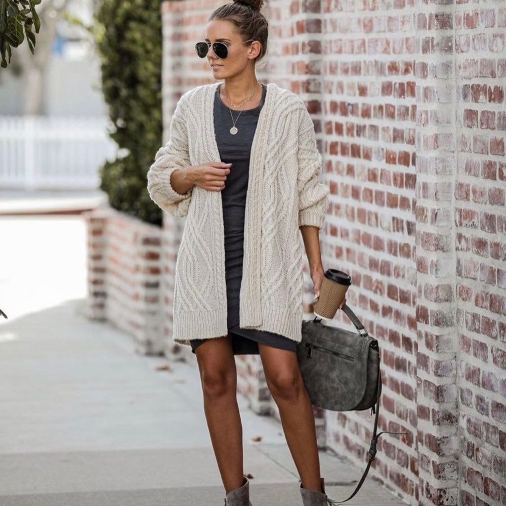 Lay of the Land Cable Knit Sweater (VICI)